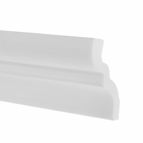 Плинтус потолочный пенополистирол Inspire LX-105 белый 68х80х2000 мм 845₽