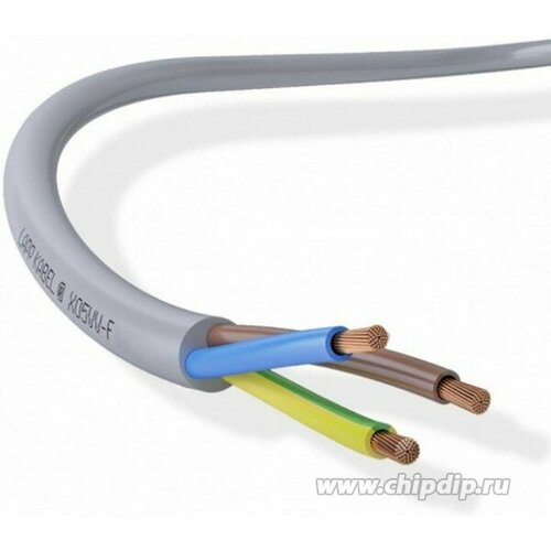 FLEXICORE 100 3G0,75 (X05VV-F), Кабель с оболочкой из ПВХ, VDE, 5 класс гибкости, 500 В