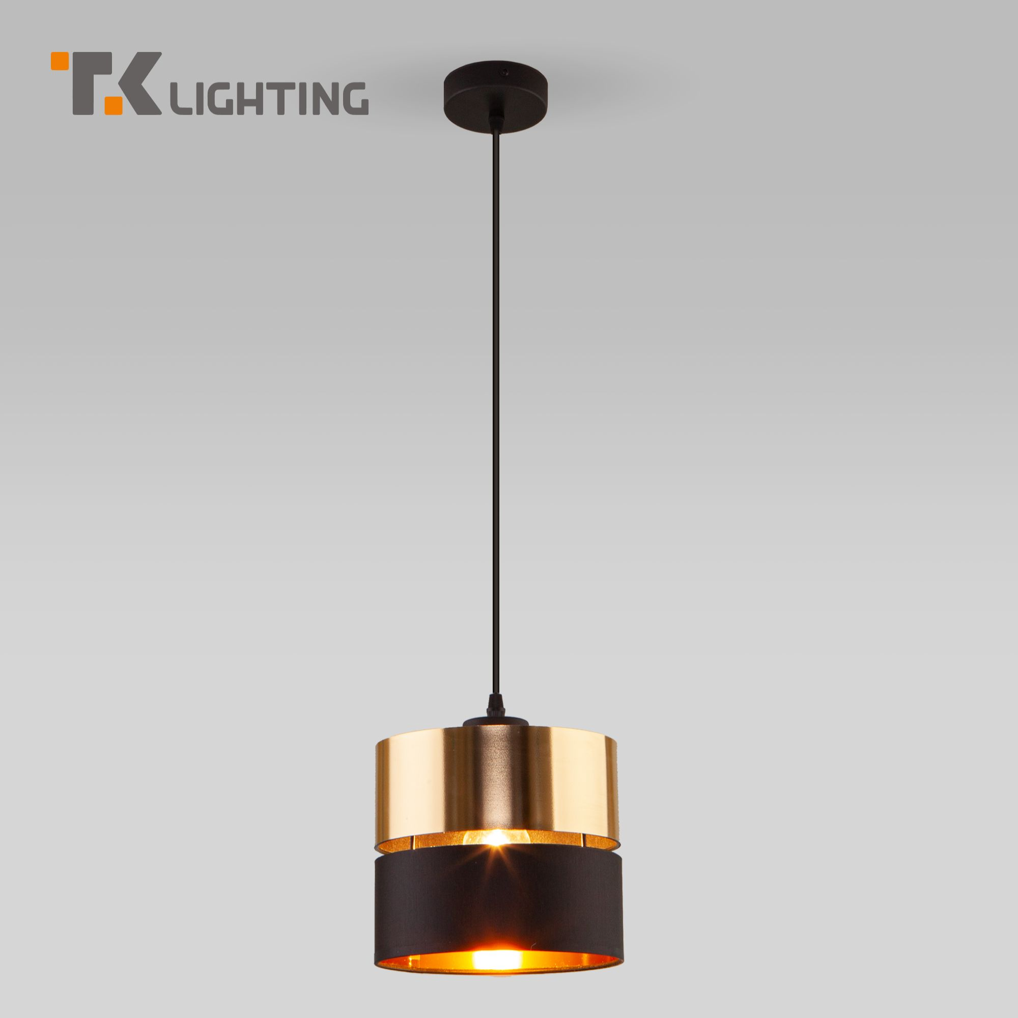 Подвесной светильник TK Lighting 4441 Hilton, цвет золото / черный