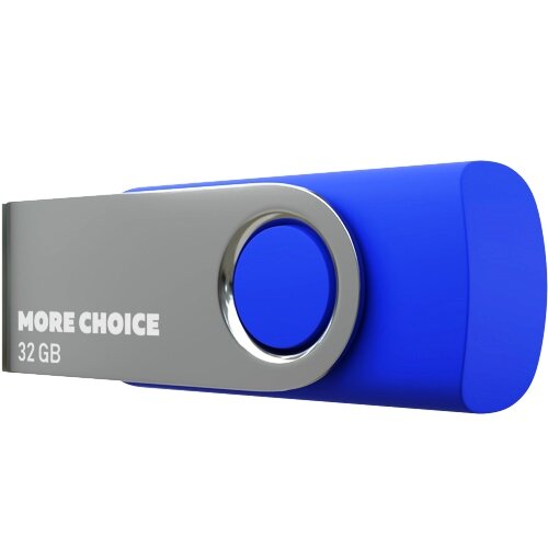 Флешка More Choice MF32-4 32 Гб usb 2.0 Flash Drive - синий