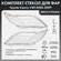 Стекло фары для Toyota Camry V40 2006-2009 комплект левое+правое,...
