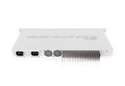 MikroTik Cloud Router Switch 317-1G-16S+RM with 800MHz CPU, 1GB RAM, 1xGigabit LAN, 16xSFP+ cages, RouterOS L6 or SwitchOS (dual boot), passive coolin
