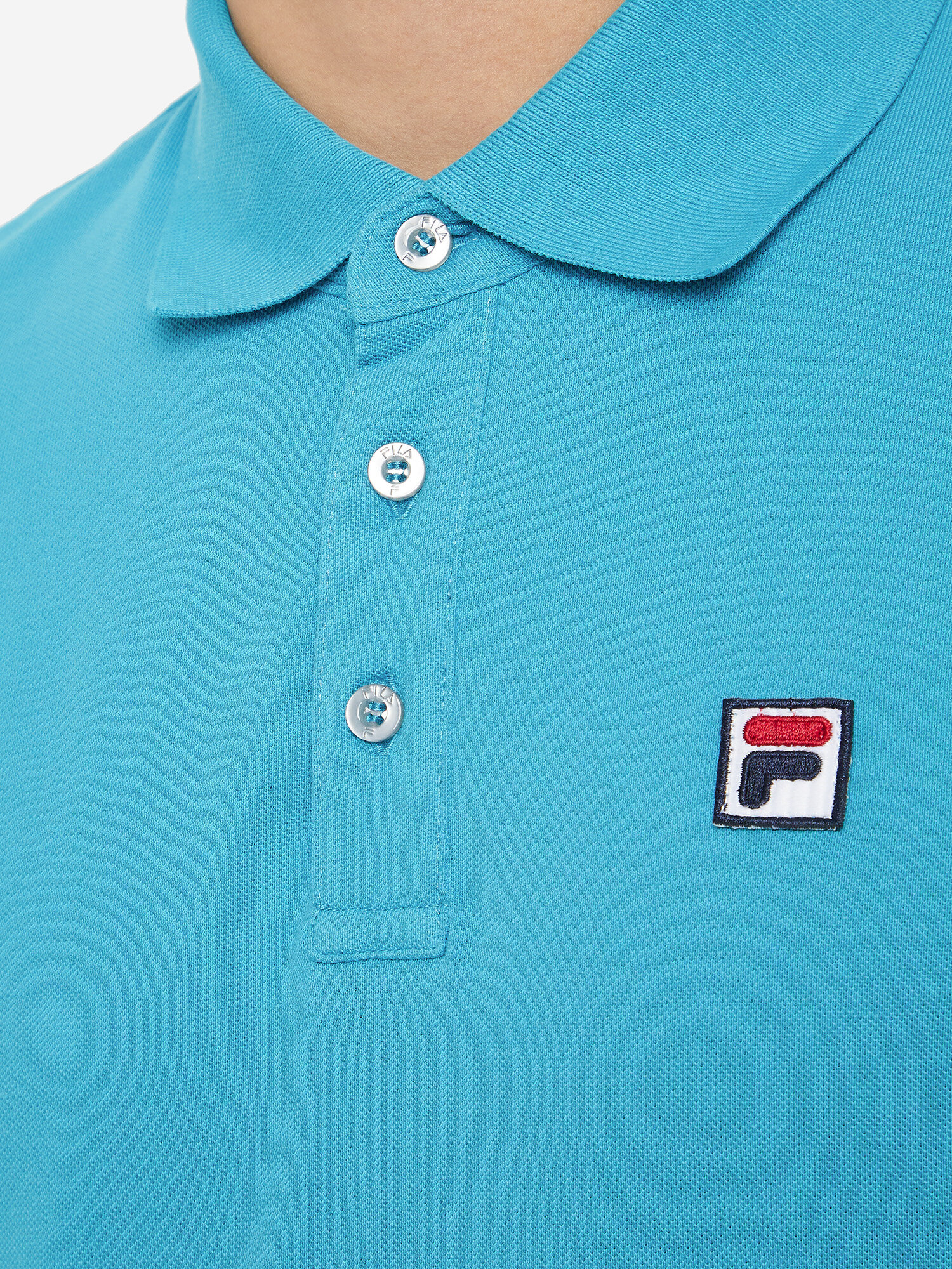 Поло Fila, размер 50, лазурный — фото 1