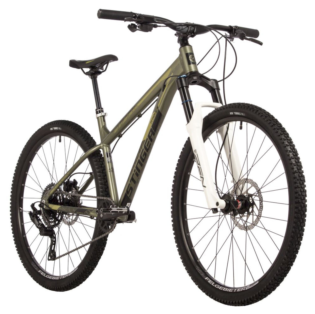 фото Велосипед STINGER 27.5" PYTHON PRO коричневый, алюминий, размер 18"