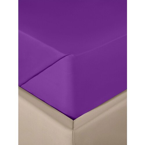 SleepiX Простыня свободная исти 160х220 см - 1шт микромодалполивискоза цвет фиолетовый 790₽
