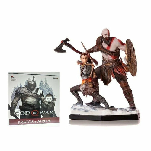 Фигурка Бог Войны Рагнарек Кратос + Атрей / God of War Kratos & Atreus (20см) фигурка кратос god of war год оф вор подвижная топор щит 18 см