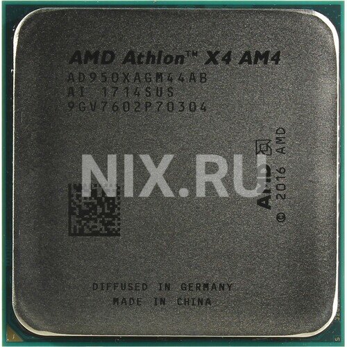 Процессор AMD Athlon X4 950 (3,5 ГГц, AM4, 2 Мб, 4 ядра)