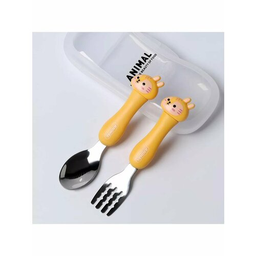 Набор детских столовых приборов в футляре Тигрята 910₽