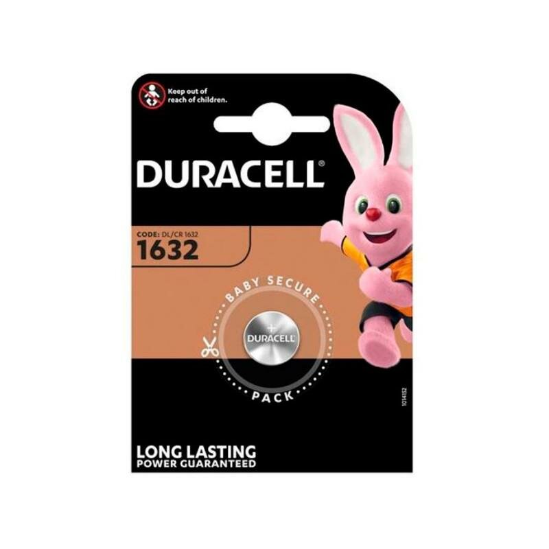 Дисковая батарейка Duracell CR1632 Lithium Battery 3v BL1 (ED2030) , 1шт.