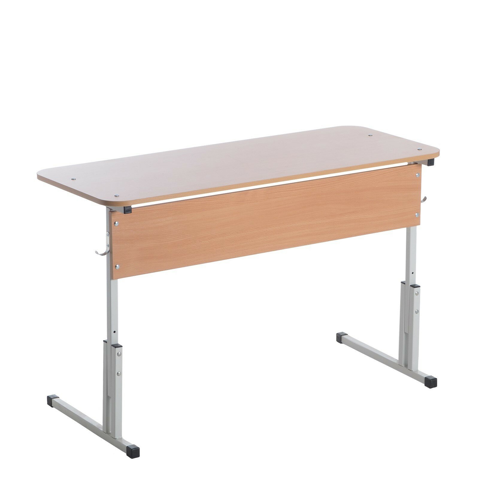 фото Стол ученический закруг. двухместный регулируемый по высоте, ростовая группа №3-7,