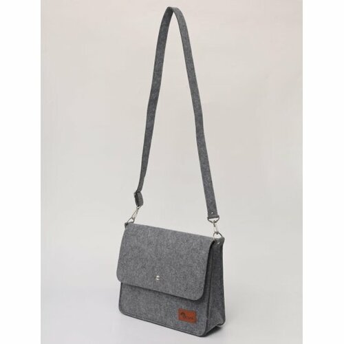 Сумка кросс-боди Arya фактура рельефная серый 734₽