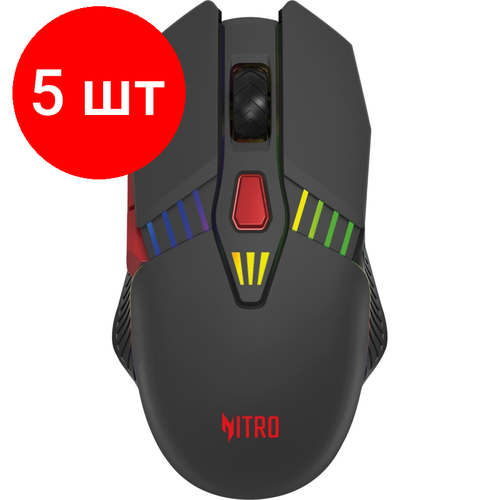 Комплект 5 штук Мышь компьютерная Acer Nitro OMR305 черн оптичес3200dpi6but BTRadio USB 1593400₽