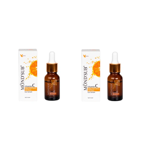 Сыворотка для кожи вокруг глаз MondSub Vitamin C придающая сияние подтягивающая 15ml 2 шт 608₽