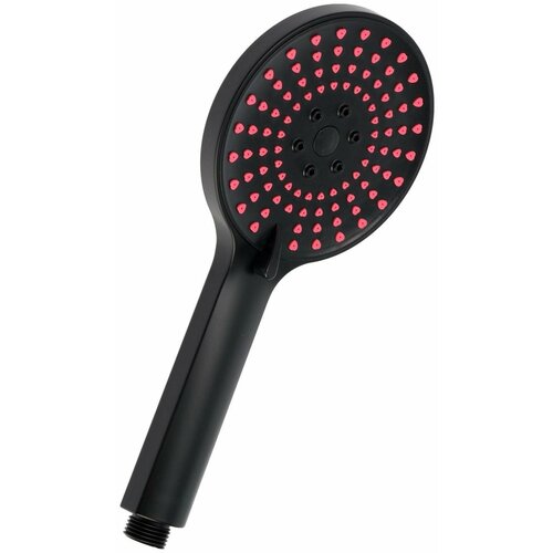 Лейка для душа d120 мм 5 режимов розовые форсунки сердечки 621₽