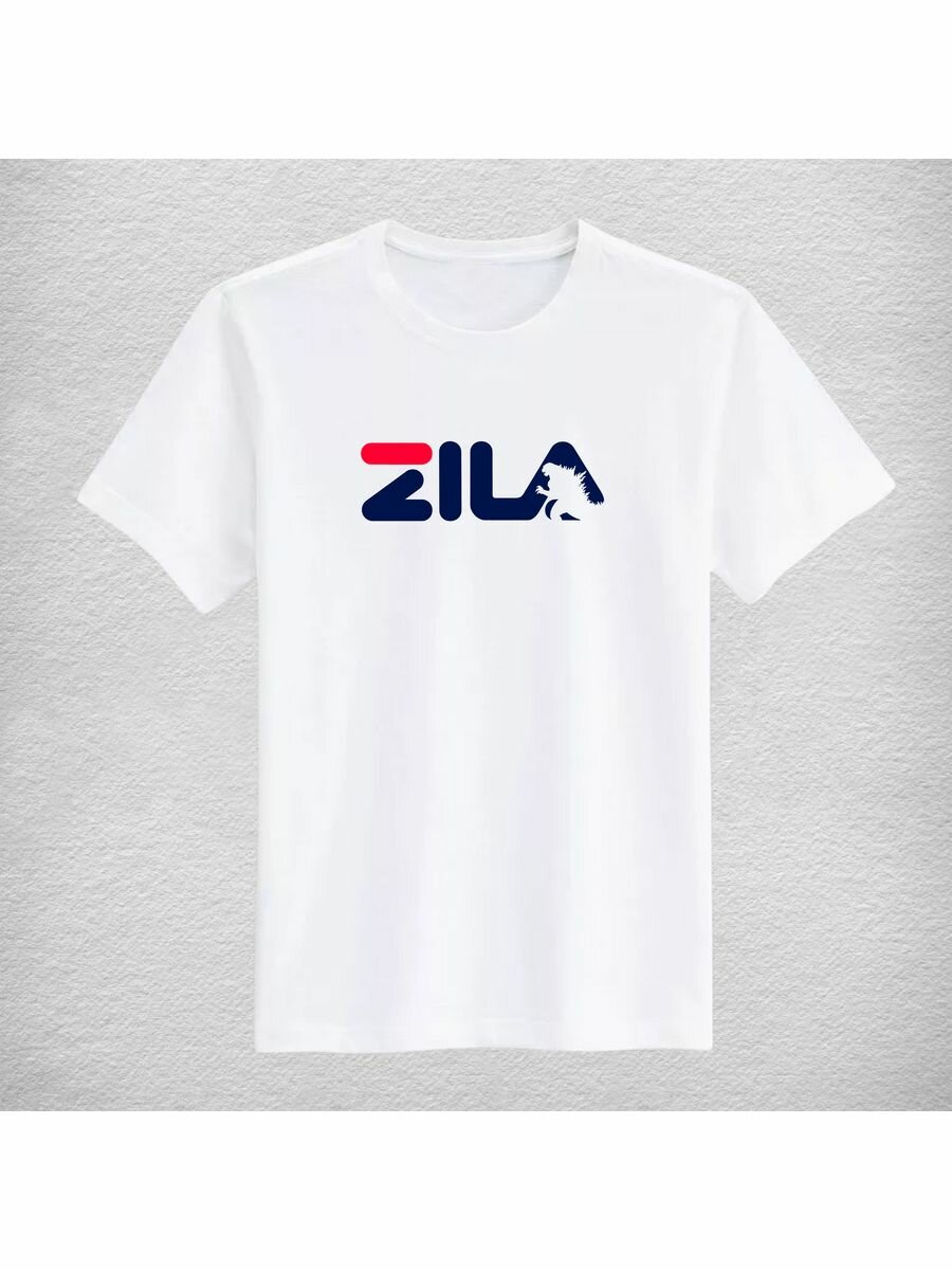 фото Футболка с принтом fila фила