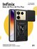 Чехол на Infinix Note 40 Pro/40 Pro Plus с кольцом, черный, защит...