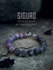 Браслет-нить SIGURD, лабрадорит, лепидолит
