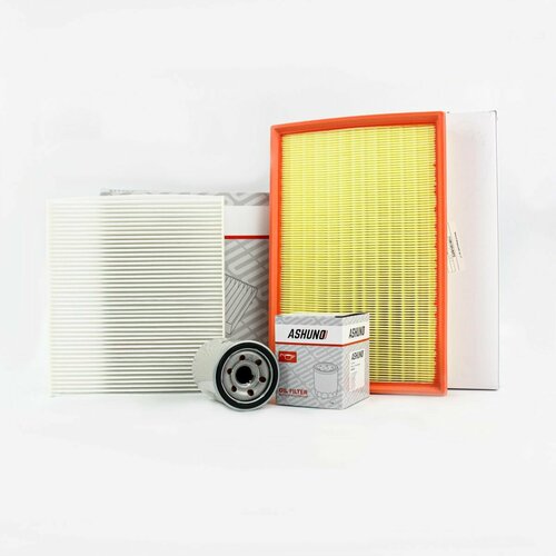 Комплект фильтров для ТО ASHUNO салонныйвоздушныймасляный для Москвич 3 15л 971332E210 1423₽