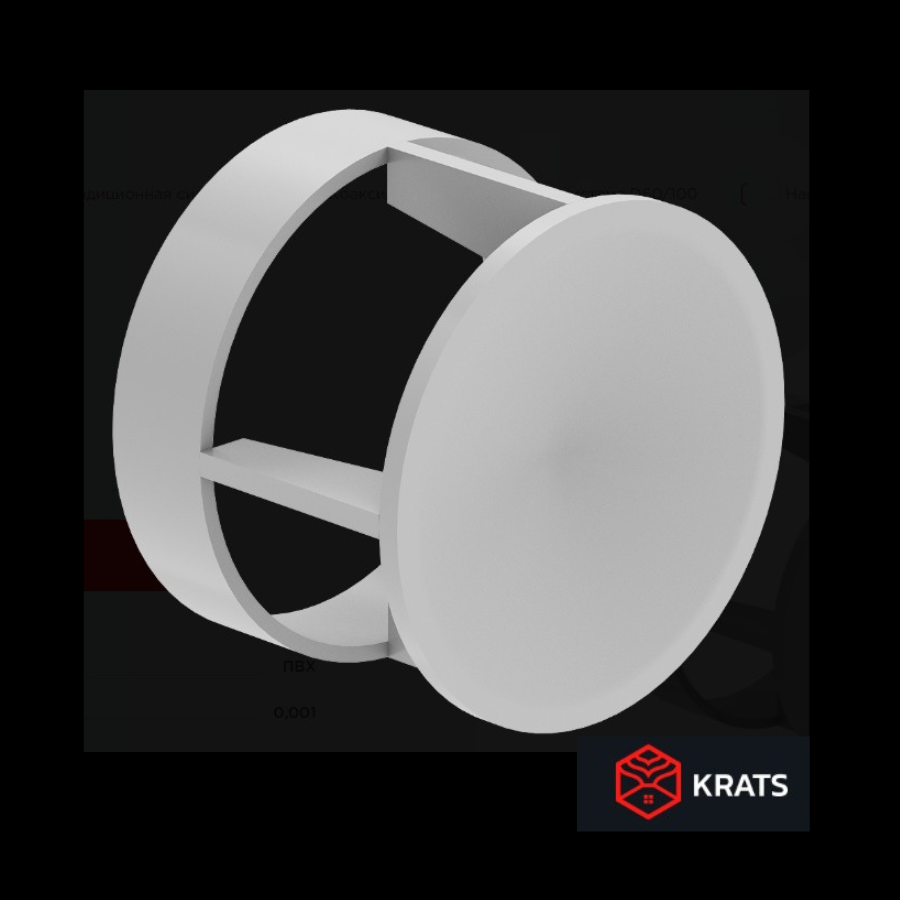 фото Наконечник дымохода D60, KRATS (Кратс)