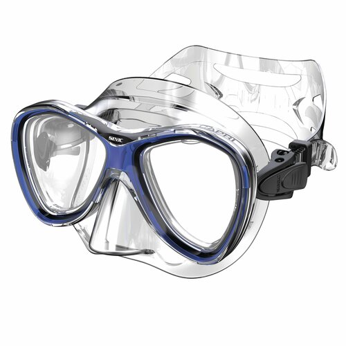 Маска для плавания SEAC SUB CAPRI BLUE синяя рамкапрозрачный силикон 2885₽
