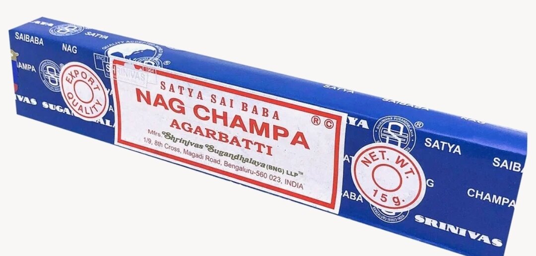 Комплект: Nag Champa (Наг чампа) Satya, аромапалочки, 2уп. по 15гр. Индия. Благовониия