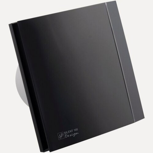 Изображение товара Вентилятор вытяжной Soler&palau Soler & Palau SILENT-100 CZ MATT BLACK DESIGN 4C