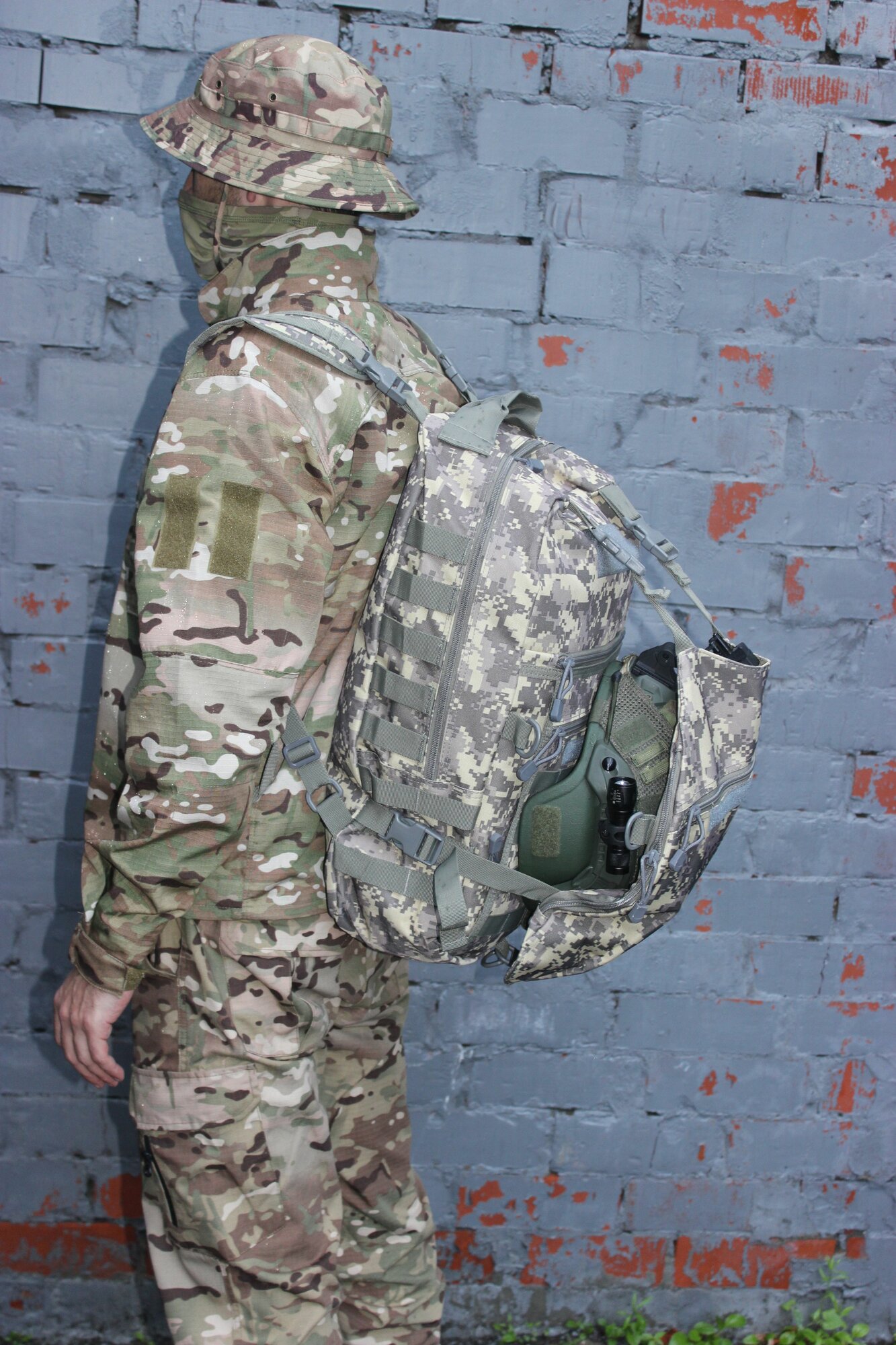 Рюкзак с отделением для шлема казпат