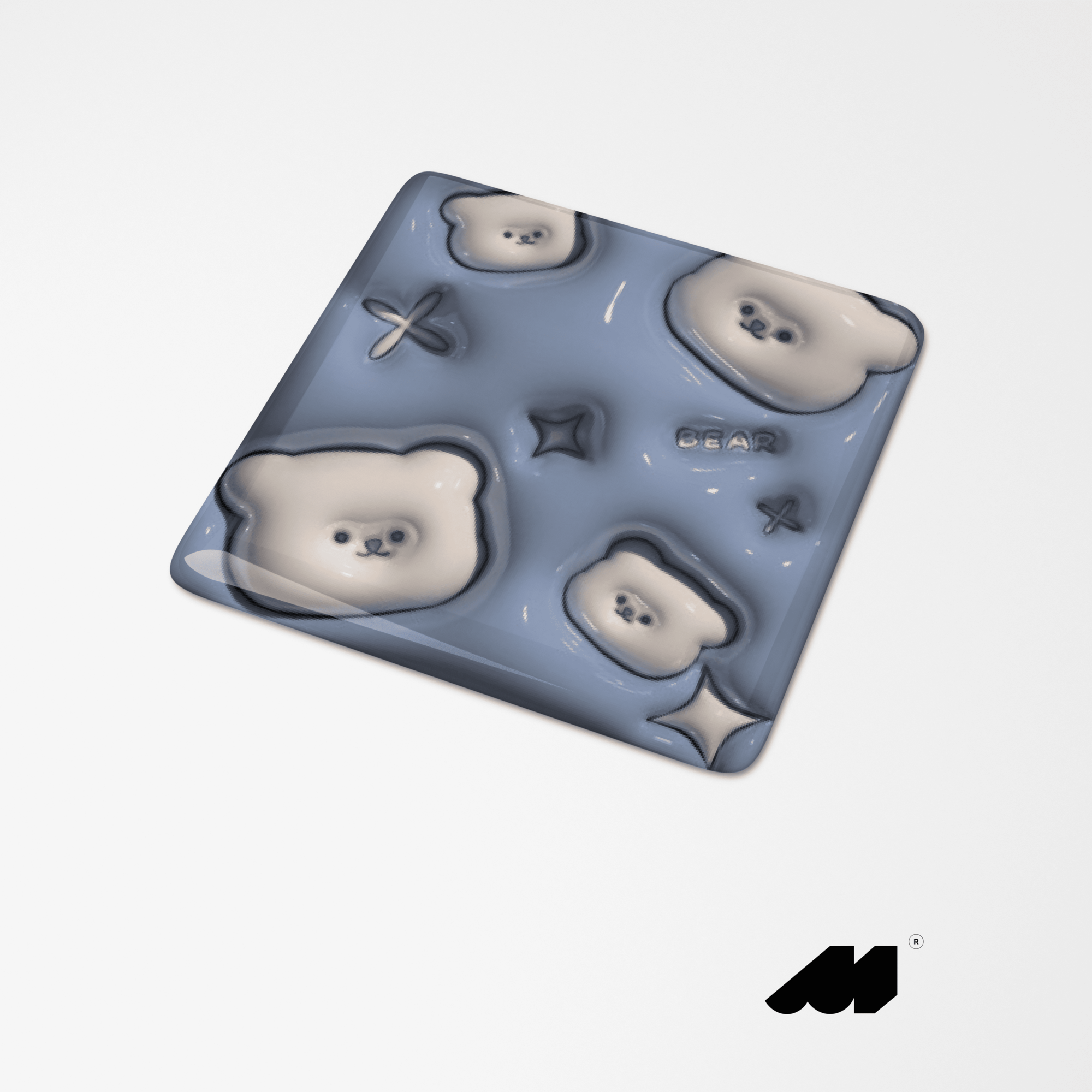 3D стикер / 2 шт / Blue Aesthetic — фото 1