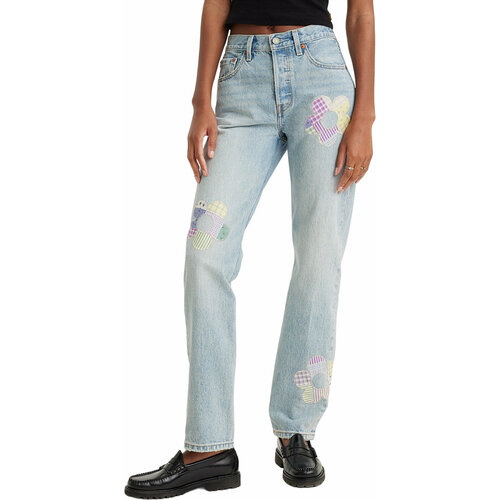 Джинсы классические Levi's 501, размер 23/30, синий