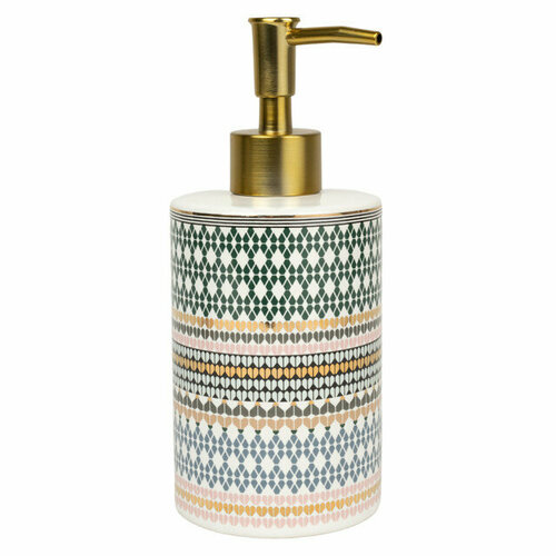 Дозатор для жидкого мыла аквалиния Зира керамика принт