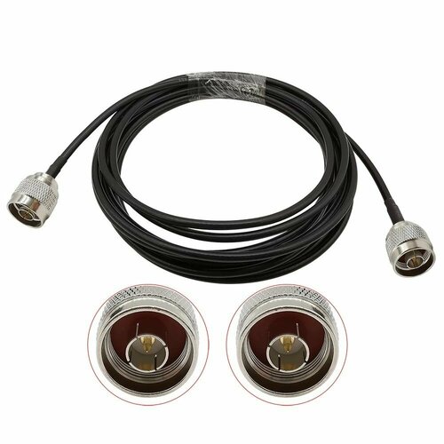 Кабельная сборка RG-58 с разъемами N-male - N-male, 5 метров