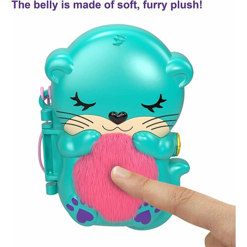 Polly Pocket Oceanarium Otters Компактный набор Игрушка для детей HCG16