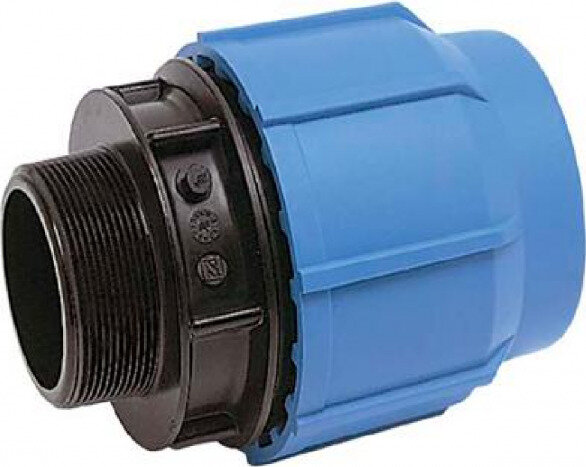 Муфта Политэк 50030040 ПНД резьба - наружная 40*1 1/4"