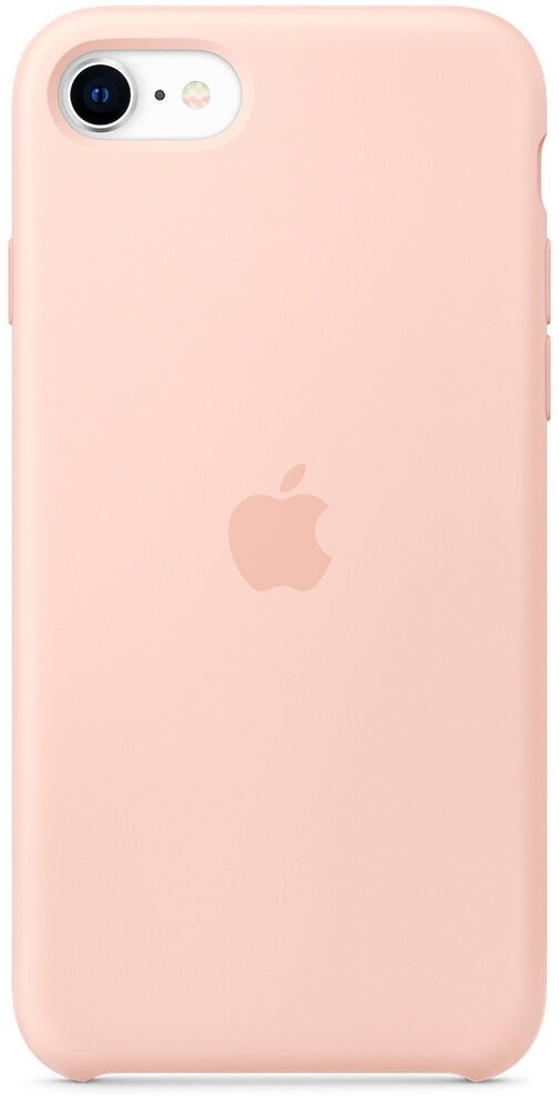 Чехол (клип-кейс) APPLE Silicone Case, для Apple iPhone SE 2020, розовый песок [mxyk2zm/a] - фото №1