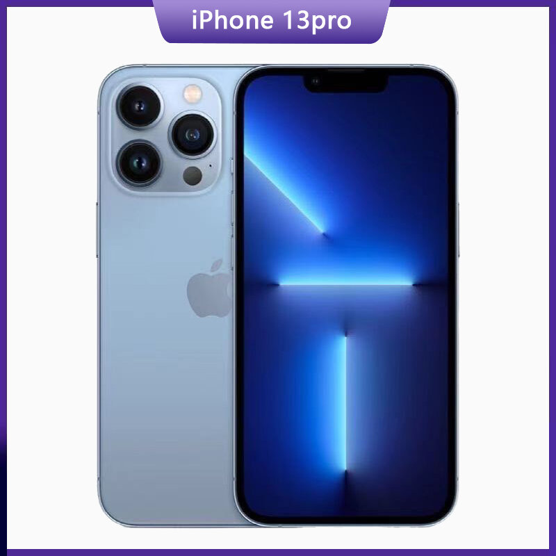 Мобильный телефон Apple iPhone 13 Pro,128 ГБ, nano SIM+eSIM, голубой ...