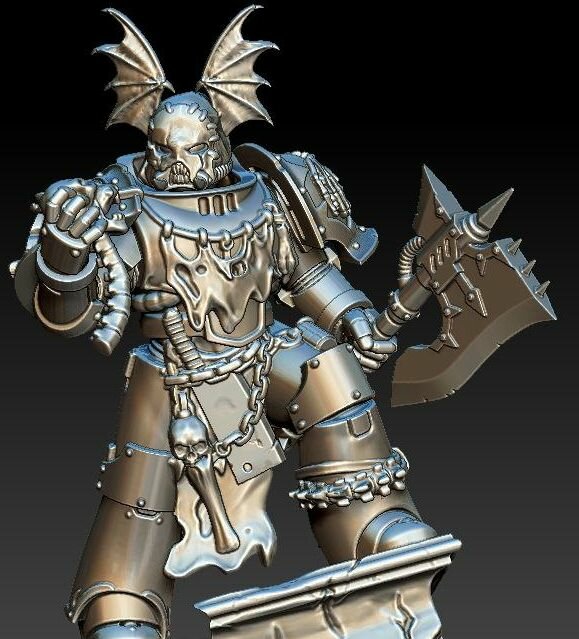 Warhammer 40000 Миниатюра Chaos Lord