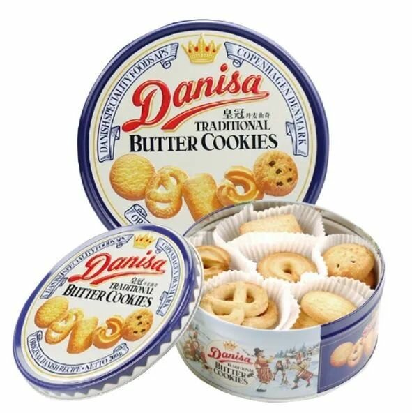 Датское печенье сдобное Danisa Butter Cookies (Индонезия) 200 гр. — фото 1