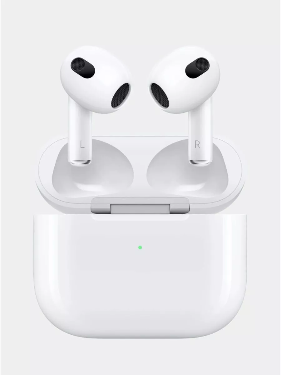 Беспроводные наушники TWS APods 3 white, IOS/Android, lighting