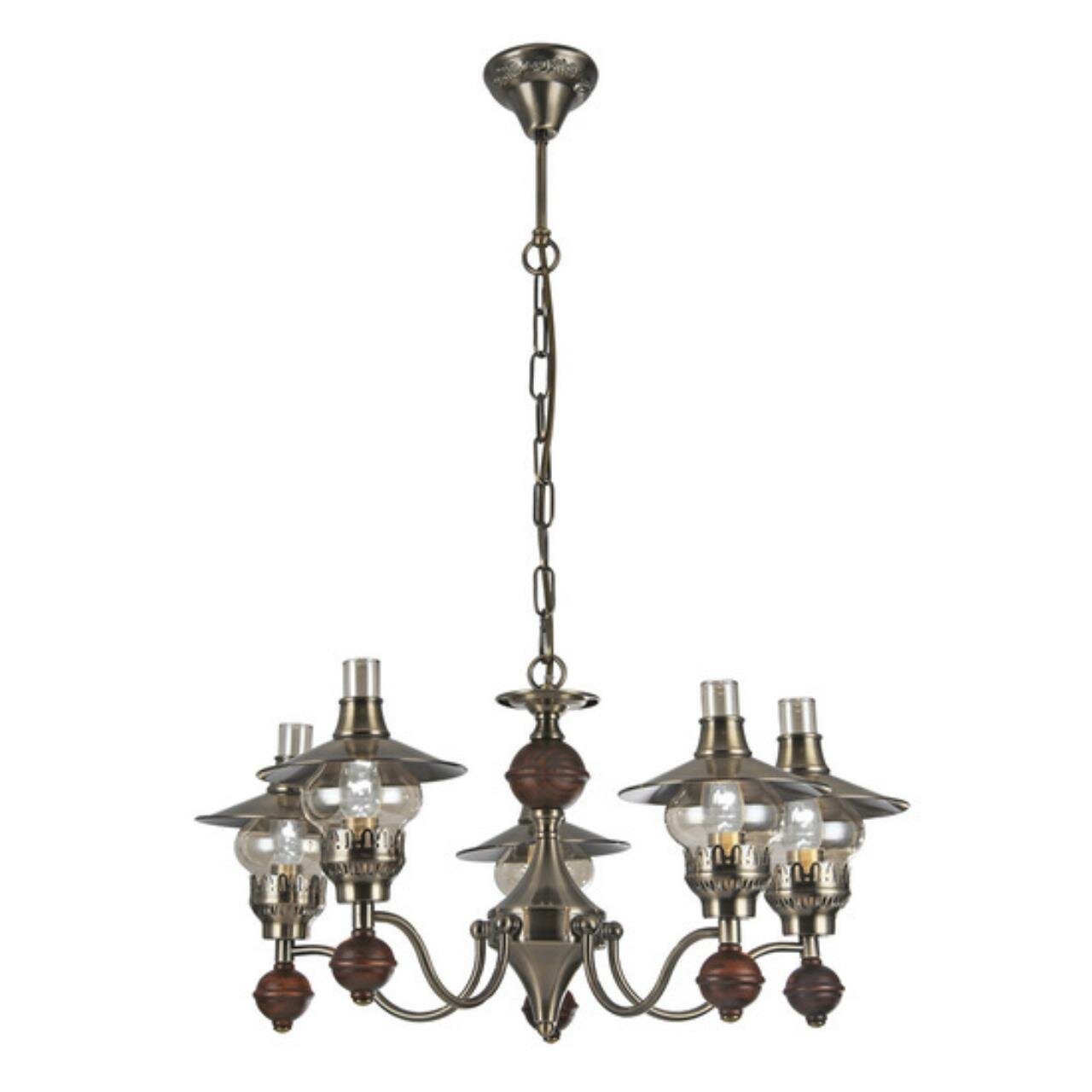 Подвесная люстра IP20 металл Arte Lamp TRATTORIA A5664LM-5AB
