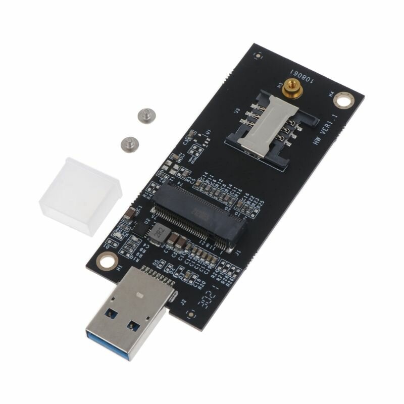 Карта адаптера NGFF-USB 3.0 с расширением SIM-слота M2 для 3G 4G WWAN LTE
