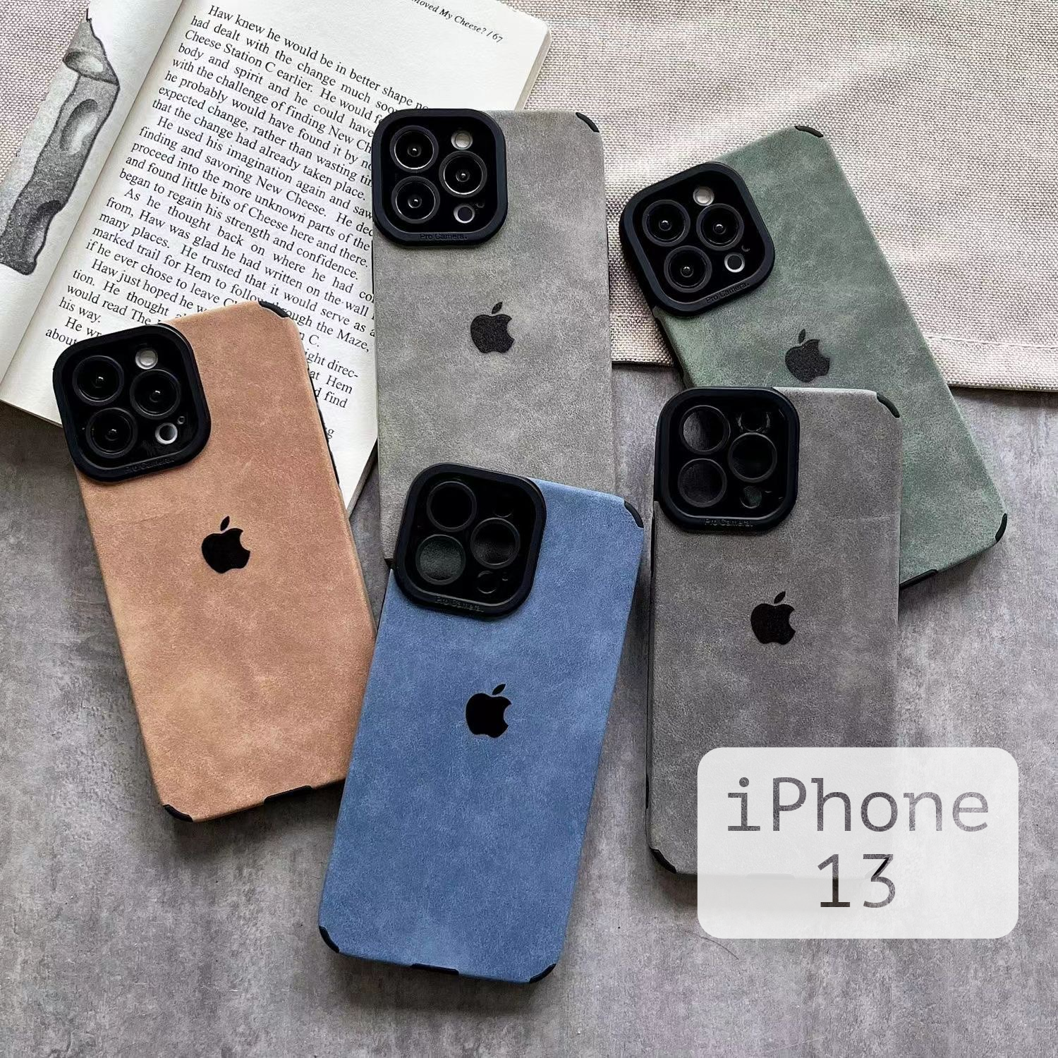 Чехол на айфон 13 серый с яблоком - Чехол iPhone 13 серый с яблоком