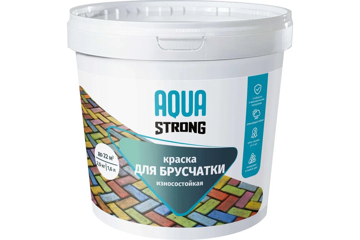 Aquastrong Краска для брусчатки база С 6 кг/47 л 4607130861691