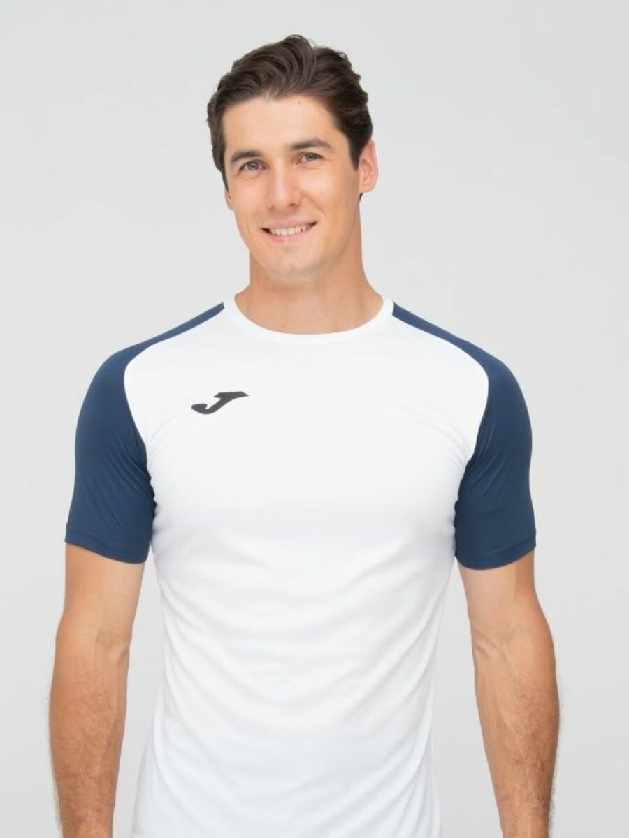 Футболка JOMA, размер 07-XL, белый/темно-синий