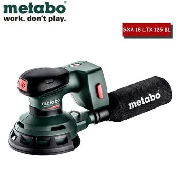 Аккумуляторная орбитальная шлифовальная машина Metabo SXA 18 LTX 125 BL 18 В, metaBOX 215 с дисками 125 мм