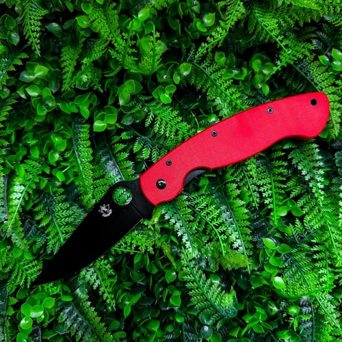 Нож складной Steelclaw Боец-3 сталь D2 красный g10, вес 122 грамма