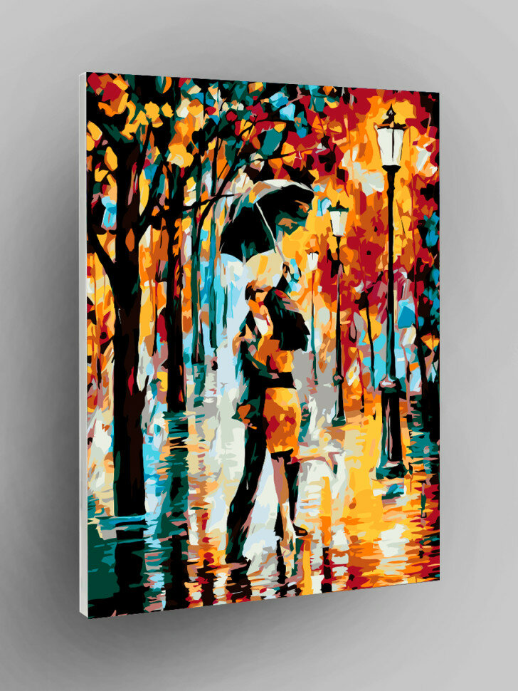 Картина по номерам "Танец под дождём"