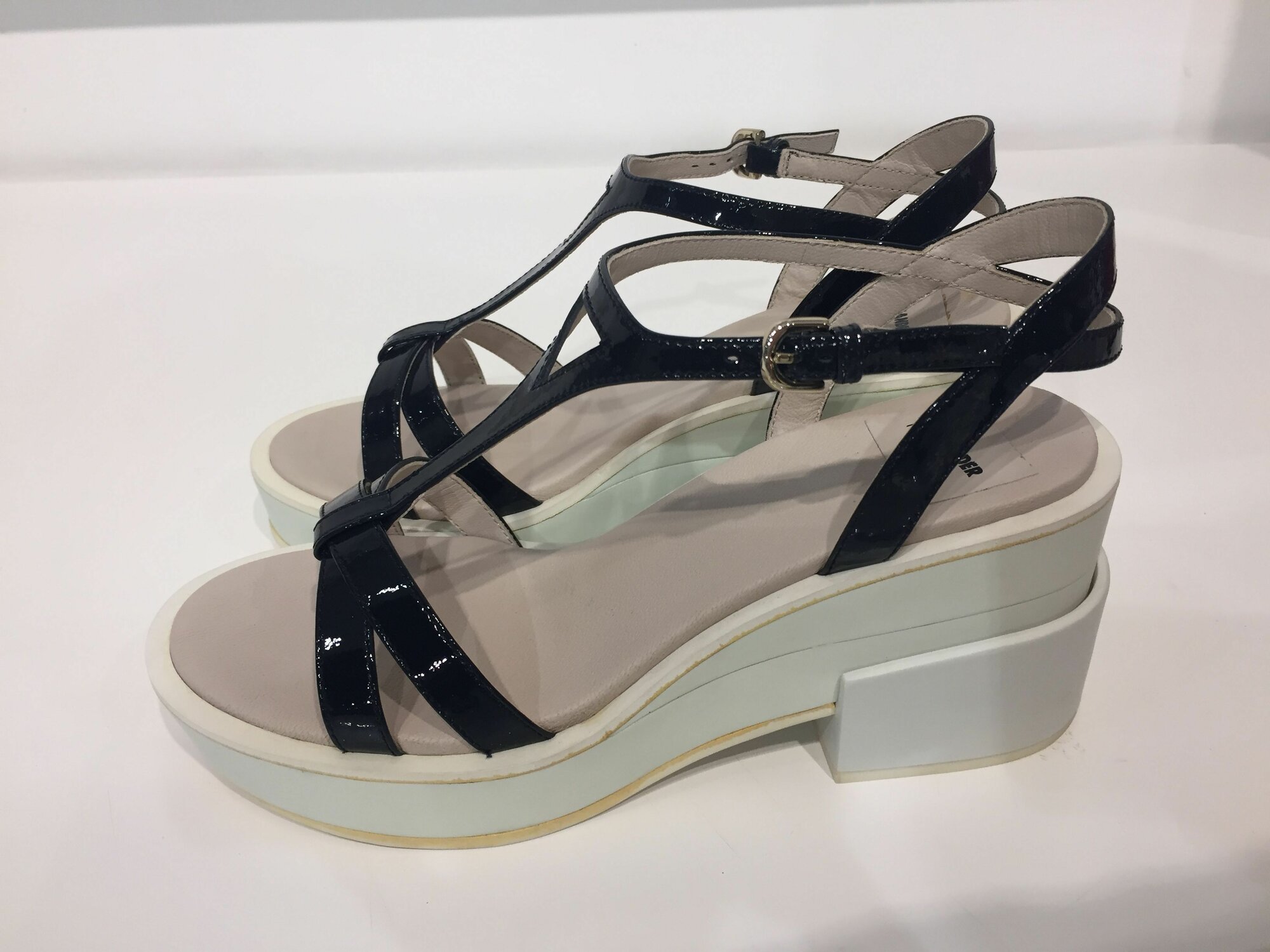 Сандалии Jil Sander Navy, размер 39, черный