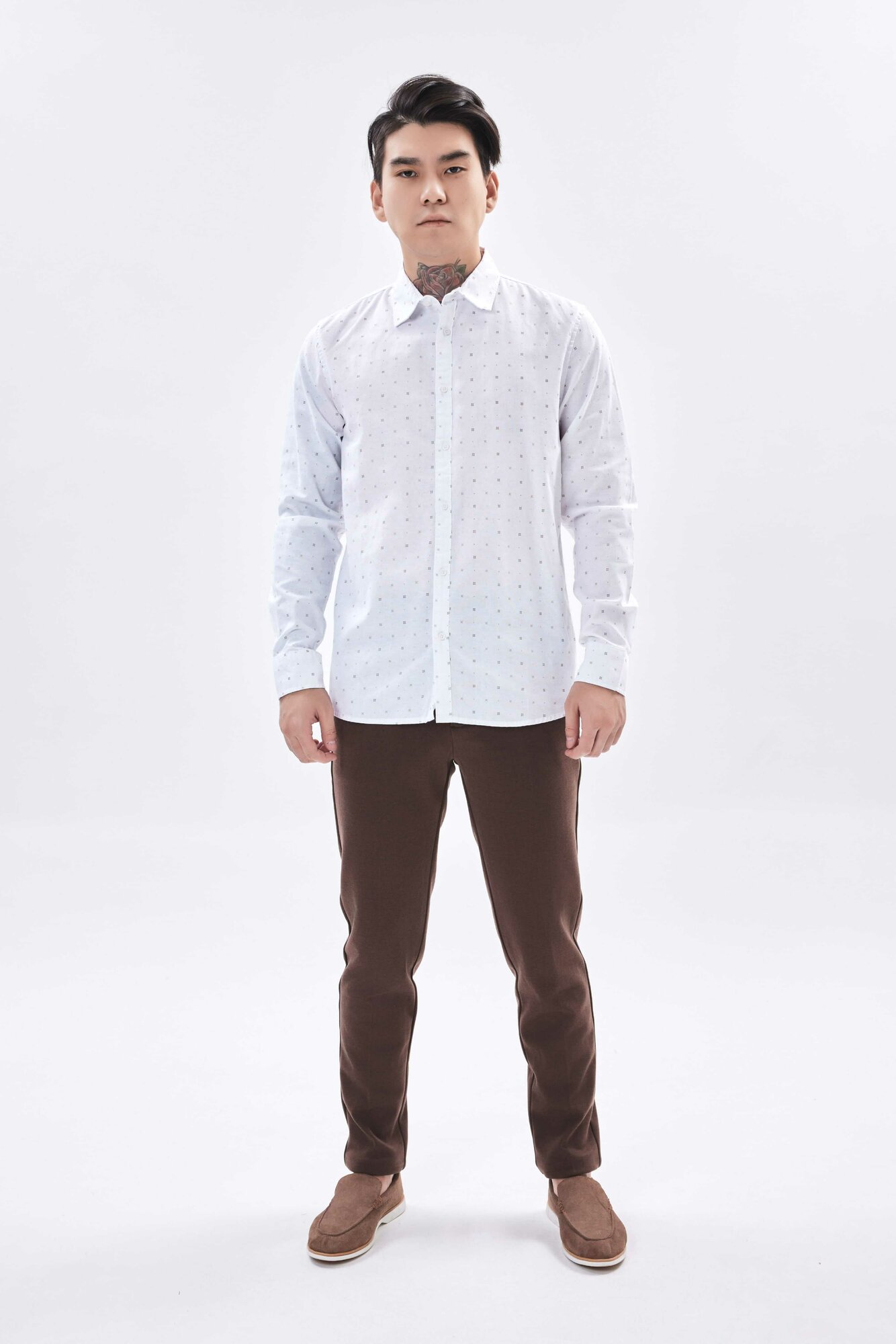 Рубашка TERRA PRO, размер M, white — фото 1