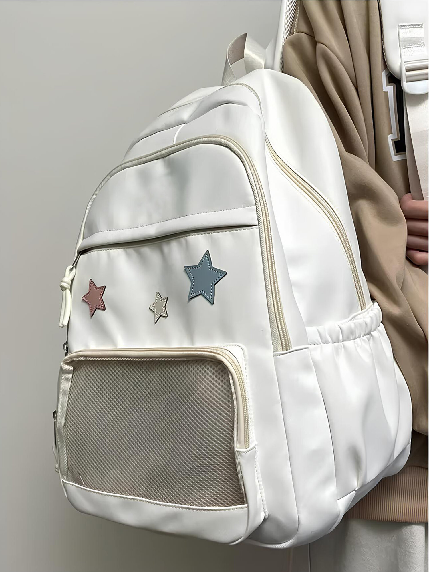 Рюкзак y2k школьный для подростков, портфель городской для девочки — фото 1