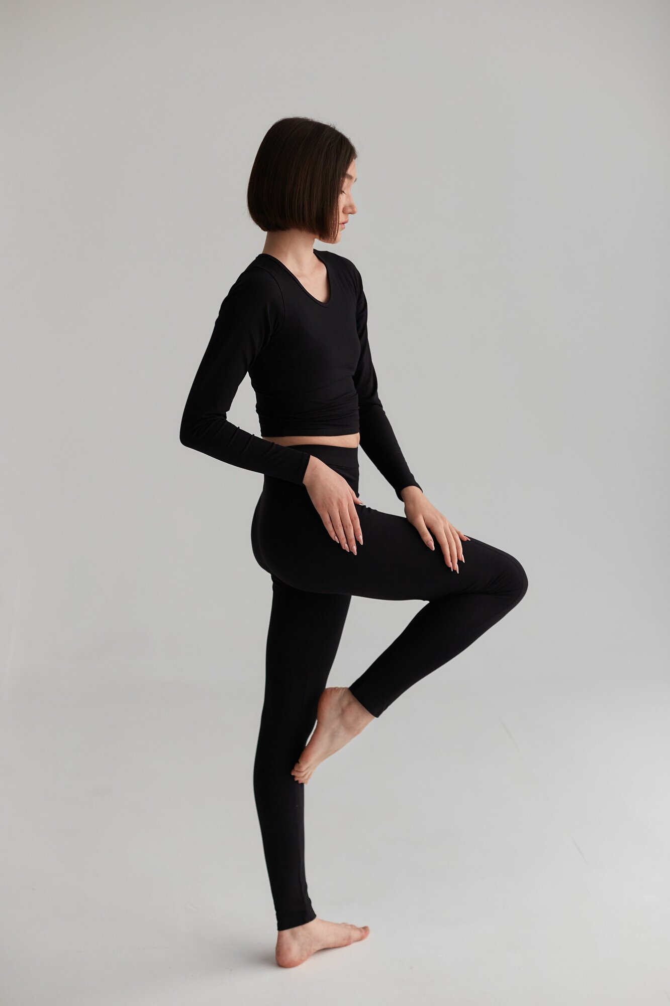 Легинсы NA MNE Milana, размер S, черный